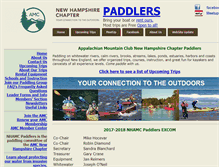 Tablet Screenshot of nhamcpaddlers.org